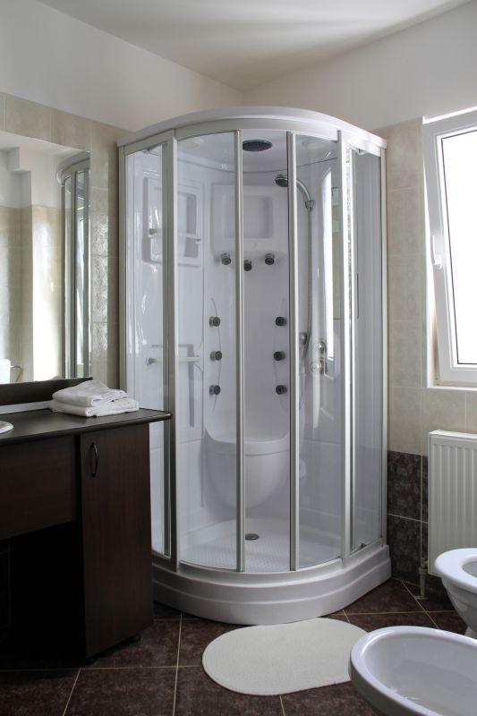 Wide Double Shower
